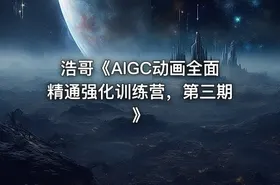 浩哥《AIGC动画全面精通强化训练营，第三期》