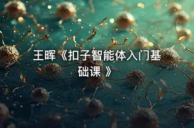 王晖《扣子智能体入门基础课 》