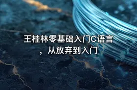 王桂林零基础入门C语言，从放弃到入门