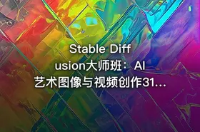 Stable Diffusion大师班：AI艺术图像与视频创作31讲（中英字幕）
