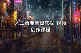 人工智能剪辑教程_视频创作课程