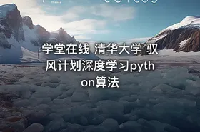 学堂在线 清华大学 驭风计划深度学习python算法