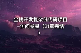 全栈开发复杂低代码项目-仿问卷星（21章完结）