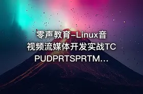 零声教育-Linux音视频流媒体开发实战TCPUDPRTSPRTMPP2PWebRTC