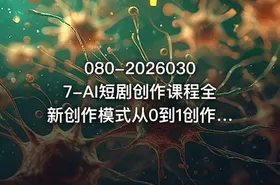 080-20260307-AI短剧创作课程全新创作模式从0到1创作属于你自己的短剧和影视化短片更多资源 - getfromcode