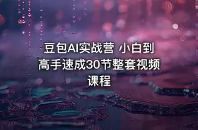 豆包AI实战营 小白到高手速成30节整套视频课程
