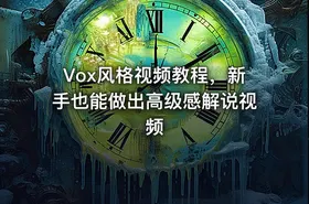 🎬 Vox风格视频教程，新手也能做出高级感解说视频