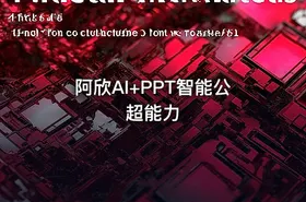 阿欣AI+PPT智能公超能力