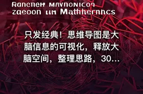 只发经典！思维导图是大脑信息的可视化，释放大脑空间，整理思路，300+模版，包含管理，’学习，计划，创意等，与你分享