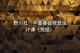 野川社：平面基础视觉设计课（完结）