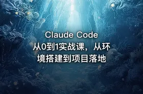 Claude Code 从0到1实战课，从环境搭建到项目落地