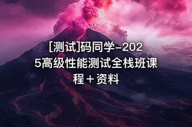[测试]码同学-2025高级性能测试全栈班课程＋资料