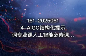 161-20250614-AIGC结构化提示词专业课人工智能必修课提示工程入门更多资源
