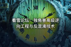 看雪论坛：独角兽高级逆向工程与反混淆技术