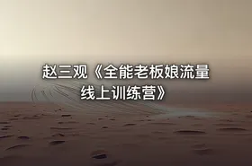 赵三观《全能老板娘流量线上训练营》
