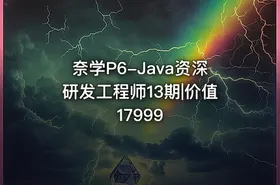 奈学P6-Java资深研发工程师13期|价值17999