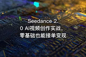 Seedance 2.0 AI视频创作实战，零基础也能接单变现