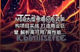 MSB大型电商分布式架构项目实战  打造商业巨擘 解析高可用/高性能/高扩展性的奥秘 - getfromcode