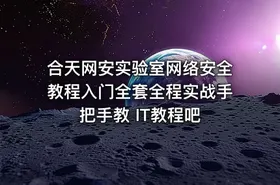 合天网安实验室网络安全教程入门全套全程实战手把手教 IT教程吧