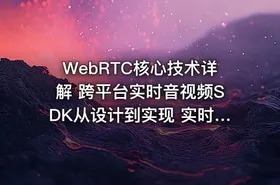 WebRTC核心技术详解 跨平台实时音视频SDK从设计到实现 实时音视频打造高效跨平台