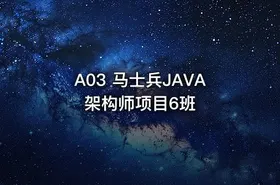 A03 马士兵JAVA架构师项目6班