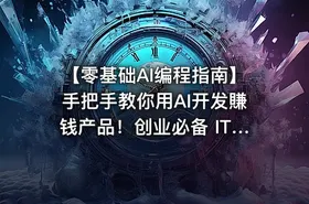 【零基础AI编程指南】手把手教你用AI开发賺钱产品！创业必备 IT教程吧 - getfromcode
