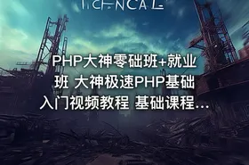 PHP大神零础班+就业班 大神极速PHP基础入门视频教程 基础课程+项目实战