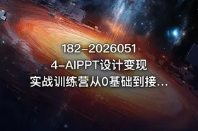 182-20260514-AIPPT设计变现实战训练营从0基础到接单变现让你的才华直接变现更多资源