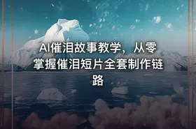 AI催泪故事教学，从零掌握催泪短片全套制作链路
