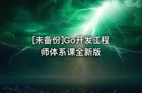[未备份]Go开发工程师体系课全新版