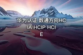 华为认证 数通方向HCIA HCIP HCIE
