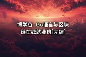 博学谷-Go语言与区块链在线就业班[完结]
