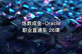 炼数成金-Oracle职业直通车 26课