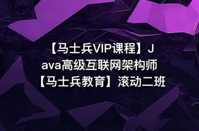 【马士兵VIP课程】Java高级互联网架构师【马士兵教育】滚动二班