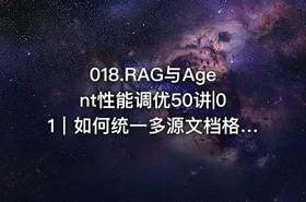 018.RAG与Agent性能调优50讲|01｜如何统一多源文档格式？破解PDFWord图片等混杂内容解析难题 - getfromcode