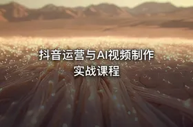 🎓抖音运营与AI视频制作实战课程