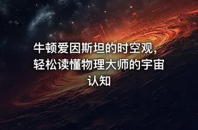 牛顿爱因斯坦的时空观，轻松读懂物理大师的宇宙认知 - getfromcode