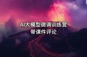 AI大模型微调训练营 带课件评论