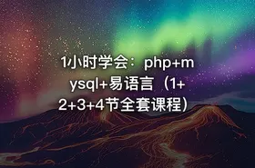 1小时学会：php+mysql+易语言（1+2+3+4节全套课程）
