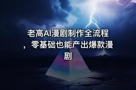 老高AI漫剧制作全流程，零基础也能产出爆款漫剧 - getfromcode