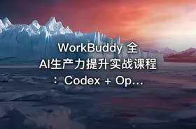 WorkBuddy 全AI生产力提升实战课程：Codex + OpenClaw自定义技能完整教程 [1.2GB]
