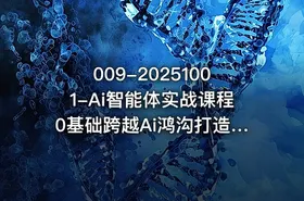 009-20251001-Ai智能体实战课程0基础跨越Ai鸿沟打造24小时帮你工作的Ai员工打破常规以实战定义Ai更多资源