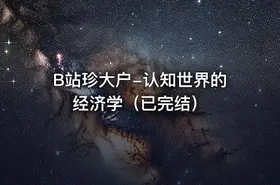 B站珍大户-认知世界的经济学（已完结）