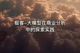 极客-大模型在商业分析中的探索实践