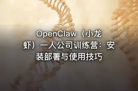 OpenClaw（小龙虾）一人公司训练营：安装部署与使用技巧