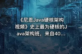 《尼恩Java硬核架构视频》史上最为硬核的Java架构班，来自40岁一线老架构师尼恩
