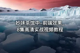 妙味茶馆中-前端效果_8集高清实战视频教程