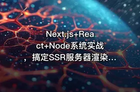 Next.js+React+Node系统实战，搞定SSR服务器渲染|高清完结