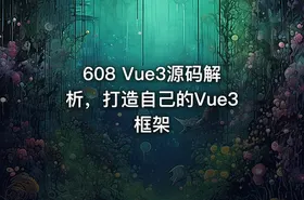608 Vue3源码解析，打造自己的Vue3框架
