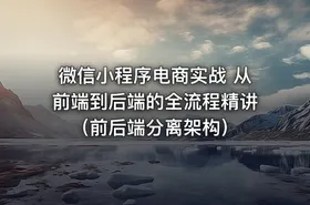 微信小程序电商实战 从前端到后端的全流程精讲 （前后端分离架构）